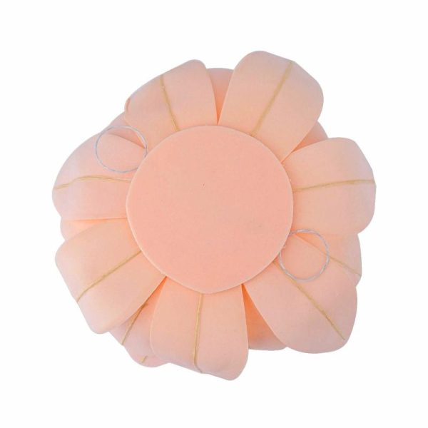 Accent Flowers |   4 Pack 12″ Blush Real-Like Soft Foam Craft Daisy Flower Heads Accent Flowers Accent Flowers