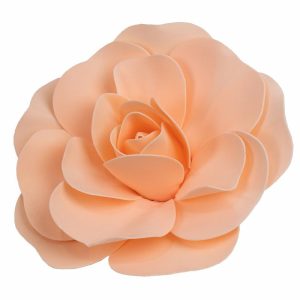 Accent Flowers |   4 Pack 12″ Large Blush Real Touch Artificial Foam DIY Craft Roses Accent Flowers Accent Flowers