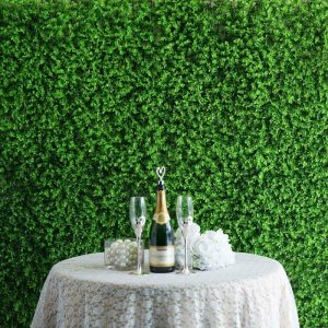 Accent Wall Décor |   11 Sq ft. Artificial Baby Green Boxwood Hedge Garden Wall Backdrop Mat – 4 Panels Accent Wall Décor Accent Wall Décor