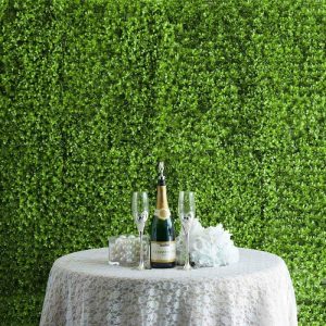 Accent Wall Décor |   11 Sq ft. Lime Green Boxwood Hedge Genlisea Garden Wall Backdrop Mat – 4 Artificial Panels Accent Wall Décor Accent Wall Décor