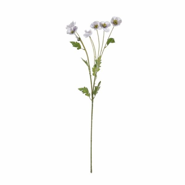 Artificial Flowers |   2 Stems 33″ Lavender Lilac Artificial Poppy Silk Flowers, Faux Poppies Bouquet Centerpiece Decor Artificial Flowers Artificial Flowers