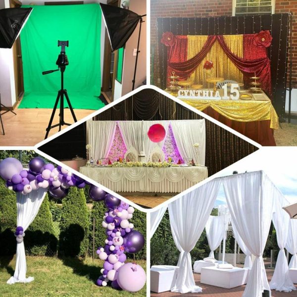 Backdrop Stand |   10ft Metal DIY Adjustable Heavy Duty Backdrop Stand Kit, Steel Base Backdrop Stand Ceiling Drapes Backdrop Stand