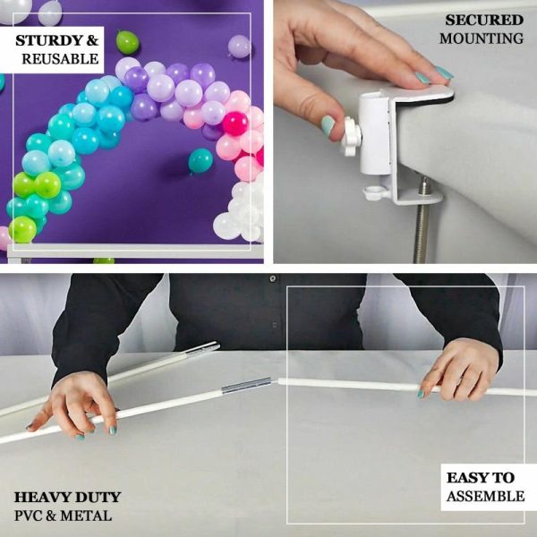 Balloons |   12ft Heavy Duty DIY Balloon Arch Stand Kit, Holds Up To 70-75 Balloons Party Balloons & Supplies Balloons