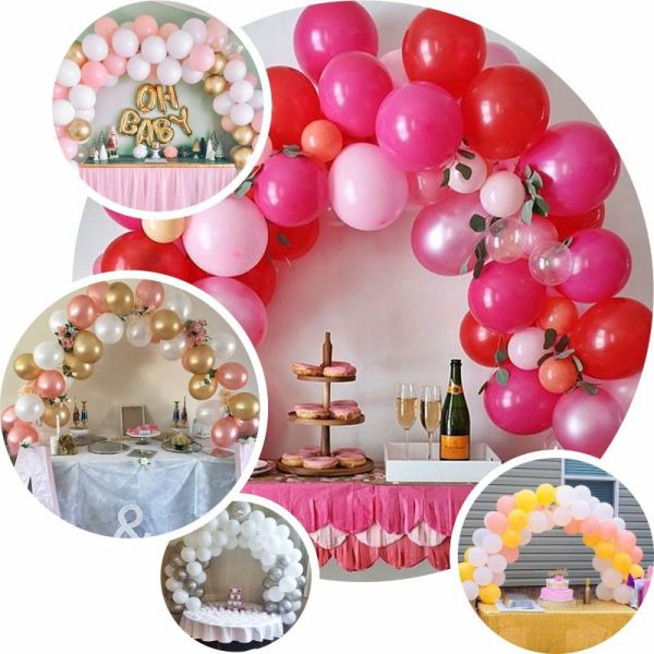 Balloons |   12ft Heavy Duty DIY Balloon Arch Stand Kit, Holds Up To 70-75 Balloons Party Balloons & Supplies Balloons