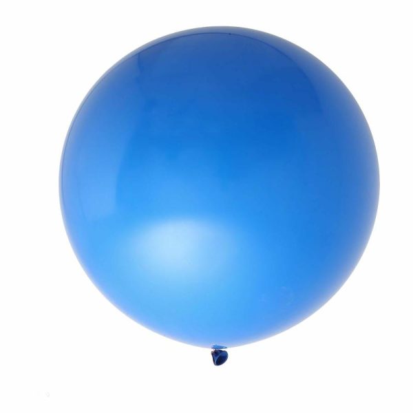 Balloons |   2 Pack 32″ Large Balloons Helium or Air Latex Balloons Royal Blue Balloons Balloons