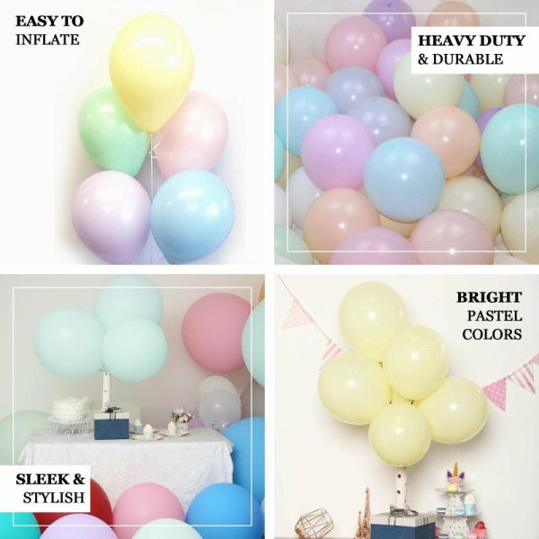 Balloons |   25 Pack 10″ Matte Pastel Dusty Blue Helium Air Latex Party Balloons Balloons Balloons