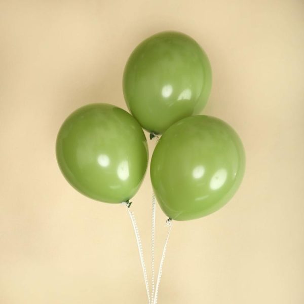 Balloons |   25 Pack 12″ Matte Pastel Moss Green Helium Air Latex Party Balloons Balloons Balloons