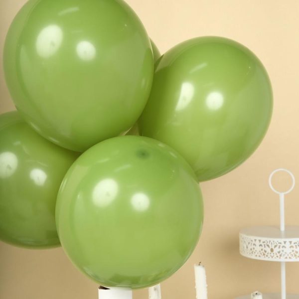 Balloons |   25 Pack 12″ Matte Pastel Moss Green Helium Air Latex Party Balloons Balloons Balloons