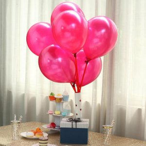 Balloons |   25 Pack 12″ Shiny Pearl Wine Latex Helium, Air or Water Balloons Balloons Balloons