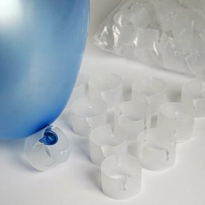 Balloons |   50 Pcs 1.25″ Balloon Arch Attachment Clips, 4 PT Clear Plastic Clips Balloons Balloons