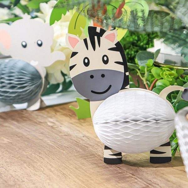 Decoration Kit |   3D Jungle Safari Animal Tissue Honeycomb Table Scatters Decorations Set Decoration Kit Decoration Kit