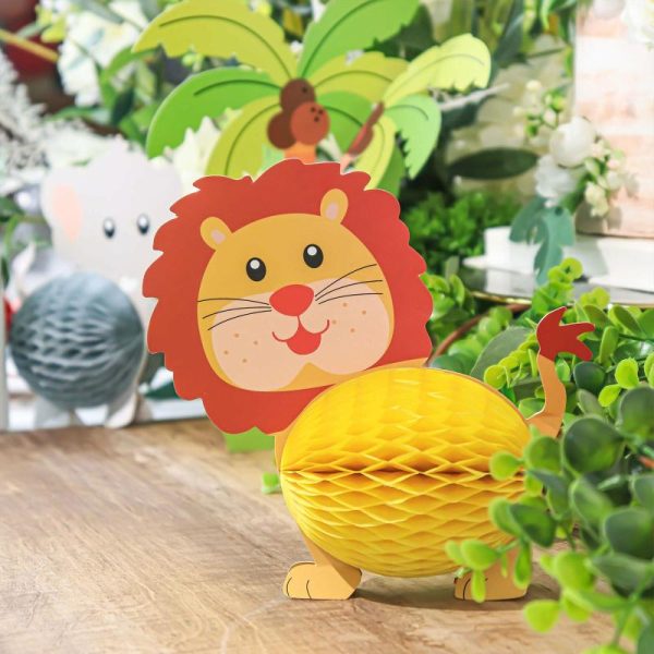 Decoration Kit |   3D Jungle Safari Animal Tissue Honeycomb Table Scatters Decorations Set Decoration Kit Decoration Kit