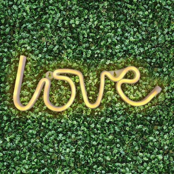 Decorative Lights |   13″ Love Neon Light Sign, LED Reusable Wall Decor Lights USB and Battery Operated Decorative Lights Decorative Lights