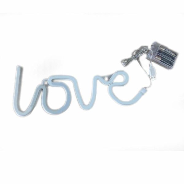 Decorative Lights |   13″ Love Neon Light Sign, LED Reusable Wall Decor Lights USB and Battery Operated Decorative Lights Decorative Lights