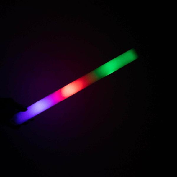 Decorative Lights |   20 Pack Multicolor LED Foam Party Glow Sticks With 3 Flashing Modes, 19″ Reusable Battery Operated Light Sticks Decorative Lights Decorative Lights