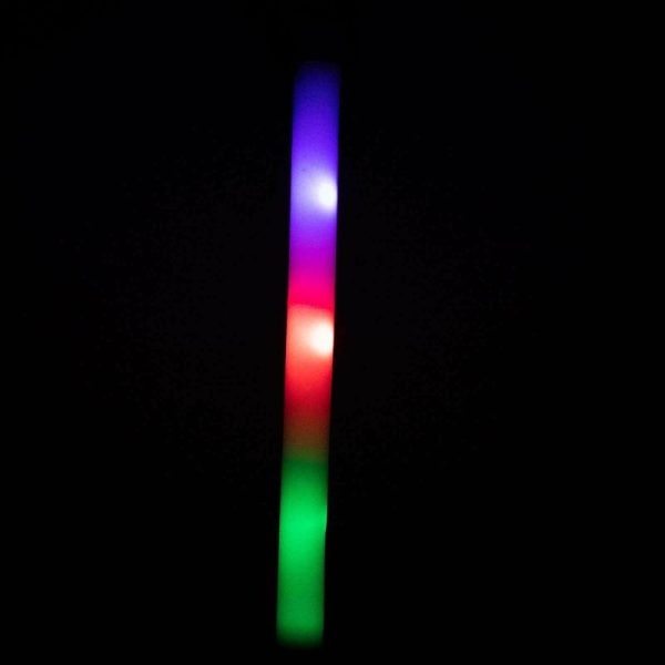 Decorative Lights |   20 Pack Multicolor LED Foam Party Glow Sticks With 3 Flashing Modes, 19″ Reusable Battery Operated Light Sticks Decorative Lights Decorative Lights