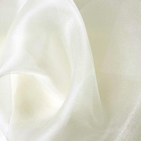 Event Fabrics |   12″x10yd Ivory Sheer Chiffon Fabric Bolt, DIY Voile Drapery Fabric Event Fabrics Event Fabrics