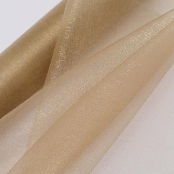 Event Fabrics |   12″x10yd Natural Sheer Chiffon Fabric Bolt, DIY Voile Drapery Roll Event Fabrics Event Fabrics