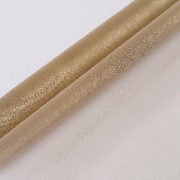 Event Fabrics |   12″x10yd Natural Sheer Chiffon Fabric Bolt, DIY Voile Drapery Roll Event Fabrics Event Fabrics