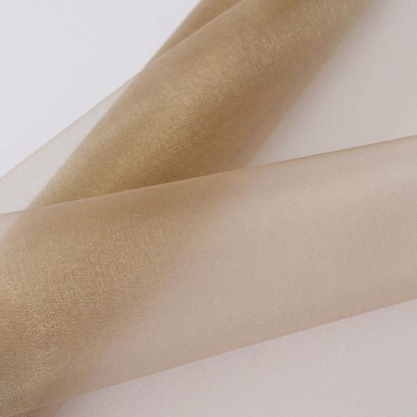 Event Fabrics |   12″x10yd Natural Sheer Chiffon Fabric Bolt, DIY Voile Drapery Roll Event Fabrics Event Fabrics