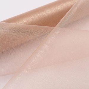 Event Fabrics |   12″x10yd Nude Sheer Chiffon Fabric Bolt, DIY Voile Drapery Fabric Event Fabrics Event Fabrics