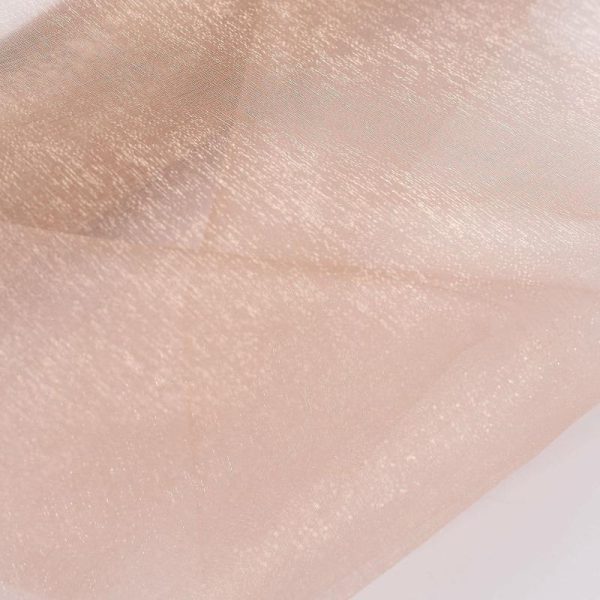 Event Fabrics |   12″x10yd Nude Sheer Chiffon Fabric Bolt, DIY Voile Drapery Fabric Event Fabrics Event Fabrics