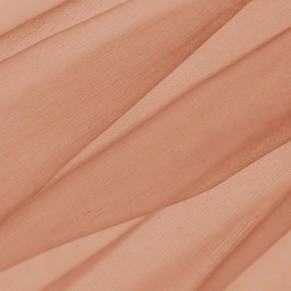 Event Fabrics |   12″x10yd Terracotta (Rust) Sheer Chiffon Fabric Bolt, DIY Voile Drapery Fabric Event Fabrics Event Fabrics