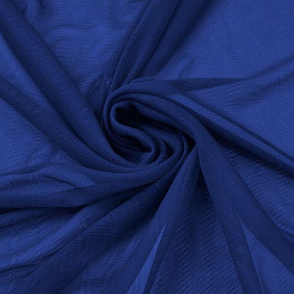 Event Fabrics |   54″x10yd Navy Blue Solid Sheer Chiffon Fabric Bolt, DIY Voile Drapery Fabric Event Fabrics Event Fabrics