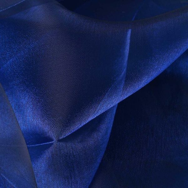 Event Fabrics |   54″x10yd Navy Blue Solid Sheer Chiffon Fabric Bolt, DIY Voile Drapery Fabric Event Fabrics Event Fabrics