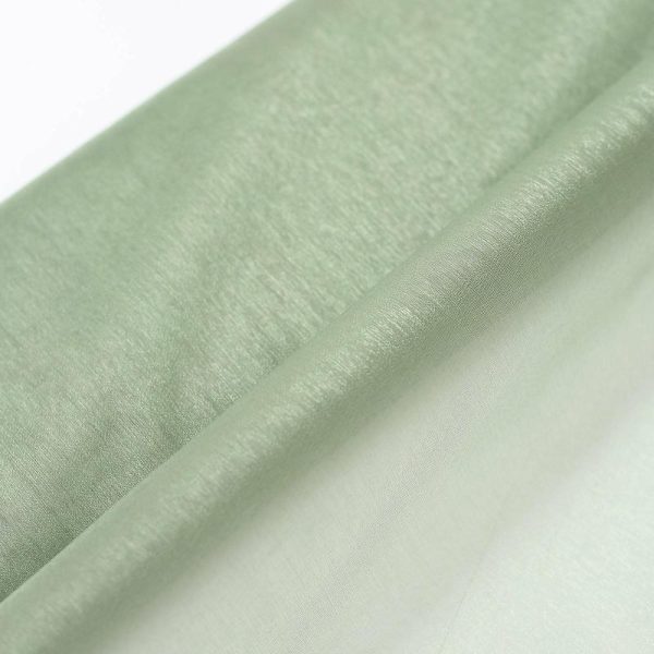 Event Fabrics |   54″x10yd | Sage Green Solid Sheer Chiffon Fabric Bolt, DIY Voile Drapery Fabric Event Fabrics Event Fabrics