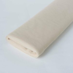 Fabric Bolts |   54″x40 Yards Beige Tulle Fabric Bolt, DIY Crafts Sheer Fabric Roll Fabric Bolt & Trims Beige