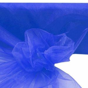 Fabric Bolts |   54″x40 Yards Royal Blue Sheer Organza Fabric Bolt, DIY Craft Fabric Roll Fabric Bolt & Trims Fabric Bolts