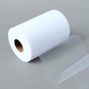 Fabric Bolts |   6″x100 Yards White Tulle Fabric Bolt, Sheer Fabric Spool Roll For Crafts Fabric Bolt & Trims Fabric Bolts