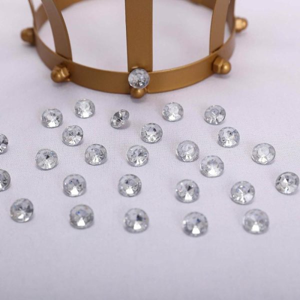 Favor Decorations |   1000 Pcs Clear Round Diamond Rhinestones, DIY Craft Jewels Decor Favor Decorations Clear