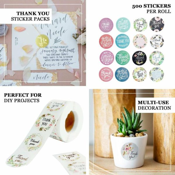 Favor Decorations |   500Pcs 1.5” Handmade with Love Olive Branch Stickers Roll, Cookie and Bakery Box Labels – Round Party Favors Favor Decorations