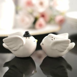 Favors & Gifts |   2.5″ Bride And Groom Love Birds Salt And Pepper Shaker Party Favors, Wedding Favors In Pre-Packed Gift Box Favors & Gifts Favors & Gifts