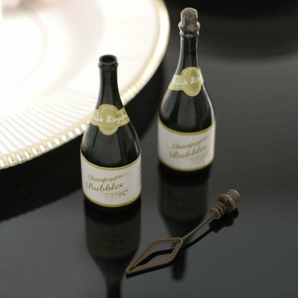 Favors & Gifts |   24 Pack Mini 4″ Champagne Bottle Event Favor Bubbles, Wedding Shower Bubbles Favors & Gifts Favors & Gifts