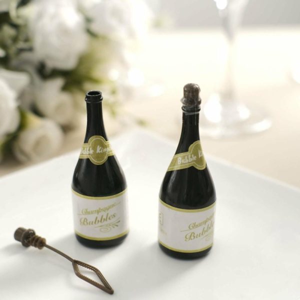 Favors & Gifts |   24 Pack Mini 4″ Champagne Bottle Event Favor Bubbles, Wedding Shower Bubbles Favors & Gifts Favors & Gifts