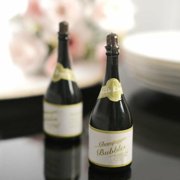 Favors & Gifts |   24 Pack Mini 4″ Champagne Bottle Event Favor Bubbles, Wedding Shower Bubbles Favors & Gifts Favors & Gifts