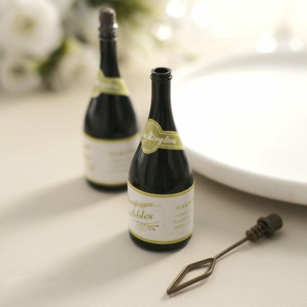 Favors & Gifts |   24 Pack Mini 4″ Champagne Bottle Event Favor Bubbles, Wedding Shower Bubbles Favors & Gifts Favors & Gifts