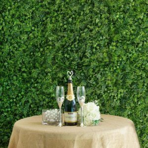 Floral & Greenery Panels |   11 Sq ft. Green Boxwood Hedge Locust and Cypress Garden Wall Backdrop Mat – 4 Artificial Panels Artificial Flowers & Greens Floral & Greenery Panels