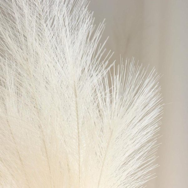 Plants & Pampas |   3 Stems 44″ Cream Artificial Pampas Grass Plant Sprays, Faux Branches Vase Flower Arrangement Artificial Flowers & Greens Cream