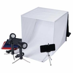 Professional Stage Lighting |   16″x16″ Table Top Photo Studio Lighting Tent Box Kit, Photography Prop Shoot Set LED Lightings Professional Stage Lighting