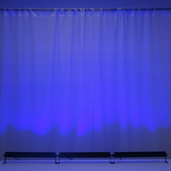 Professional Stage Lighting |   27W 9 LED Blue UV Stage Floor Wall Light Bar, Outdoor Indoor Uplight LED Lightings Blue