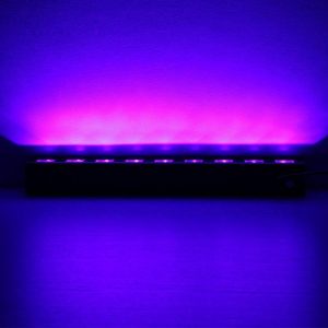 Professional Stage Lighting |   27W 9 LED Purple UV Stage Floor Wall Light Bar, Outdoor Indoor Uplight LED Lightings Professional Stage Lighting