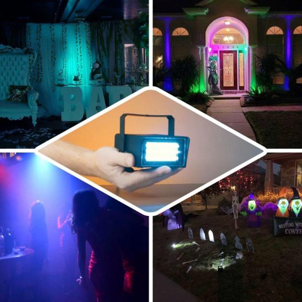 Professional Stage Lighting |   35W Mini DJ Strobe Light, Bright White 24 LED Stage Backdrop Uplight With Variable Flash & Speed Control LED Lightings Professional Stage Lighting