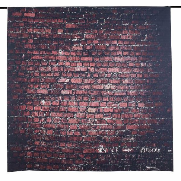 Professional Stage Lighting |   8ftx8ft Dark Red Vintage Brick Wall Vinyl Photo Shoot Backdrop LED Lightings Professional Stage Lighting