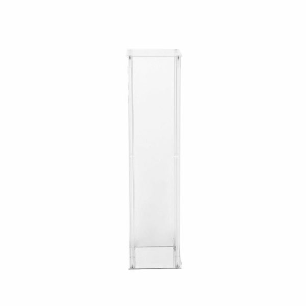 Props, Columns & Pedestals |   40″ Clear Acrylic Floor Vase Wedding Column With Square Mirror Base, Flower Stand Event Props Clear