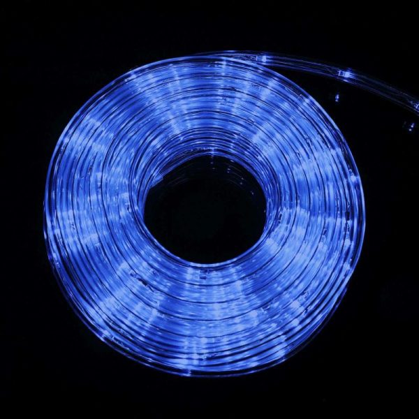 String & Patio Lights |   33ft Blue Waterproof Outdoor LED Rope Light, 120V With 250 Bright LEDs LED Lightings Blue