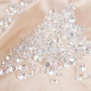 Table Scatters |   4000 Pcs Iridescent Acrylic Diamond Vase Fillers Wedding Table Confetti, DIY Craft Beads Table Scatters – 3mm, 6mm, 10mm Party Balloons & Supplies Table Scatters